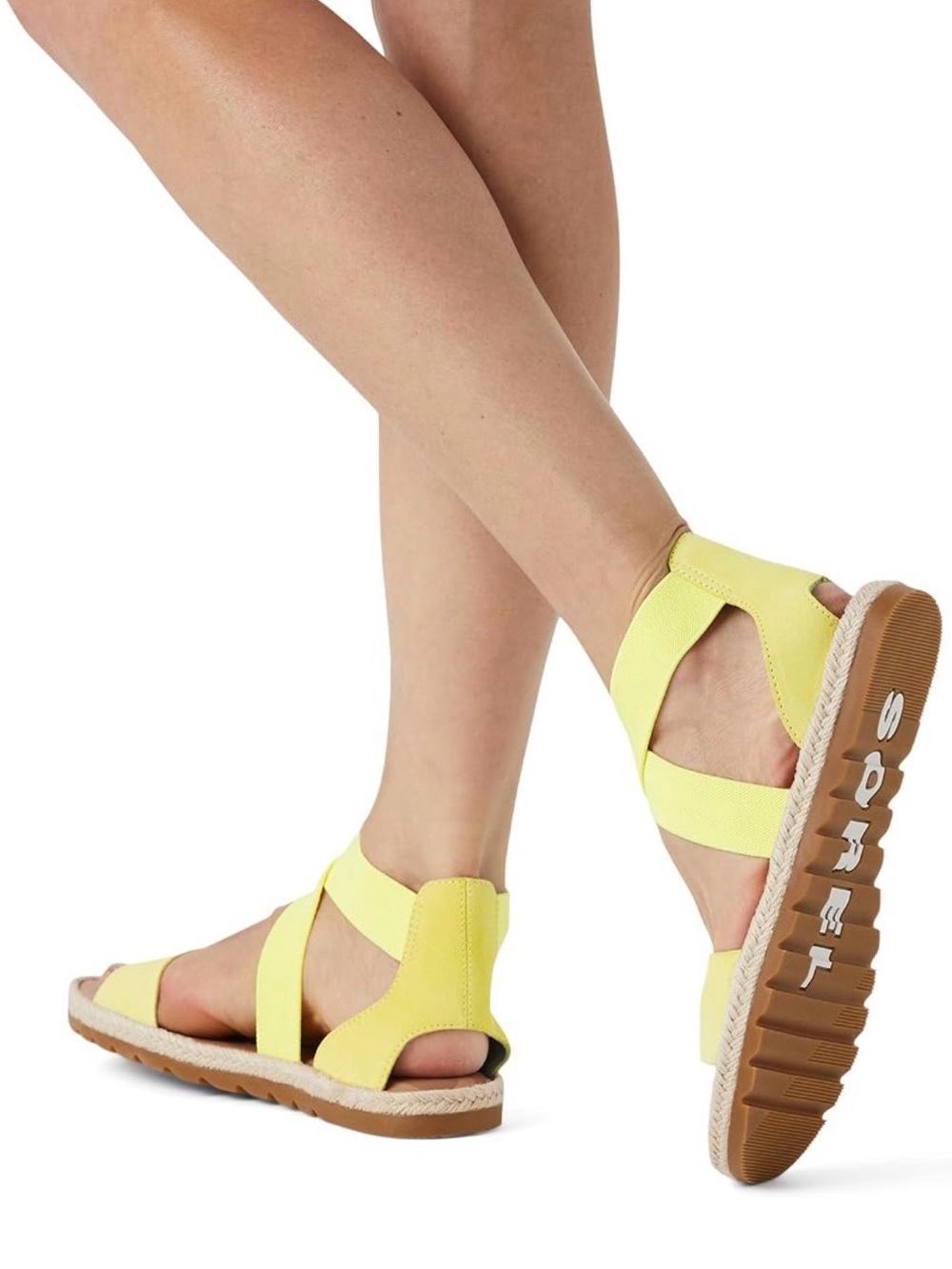 Sorel Ella 11 Sandal Sunnyside Yellow sz 8